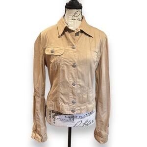 JPG Jean’s by Gaultier Beige Button-Front Jacket – Size D 42 (≈ US Medium)